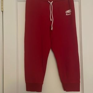 Roots girls French Terry Capri sweatpants